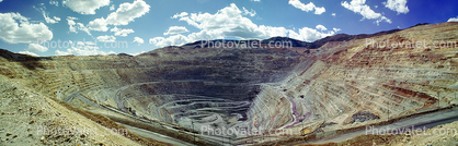 Panorama of the Bingham Canyon Mine, Utah