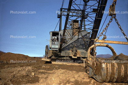 Drag Shovel Crane, Gold Mining Operation, Juneau, 1950s