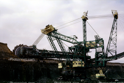 Krupp, Bucket Wheel Excavator, Crane, Peabody Coal Company