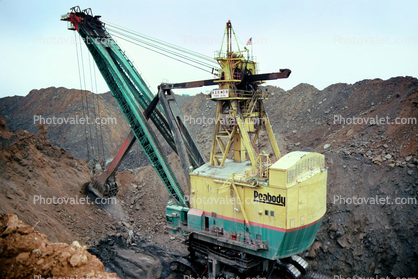 Peabody-Lynnville Mine, Peabody Coal Company, Crane, Excavator, Big, Huge, Marion type 5761