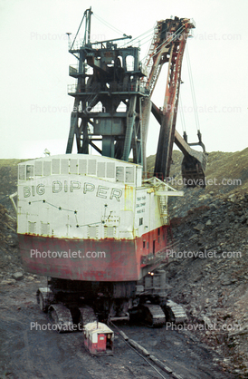 Big Dipper, Excavating Shovel Crane, Excavator, Truax Coal Company, Crane, Huge, Big, Mining Shovel, Digger
