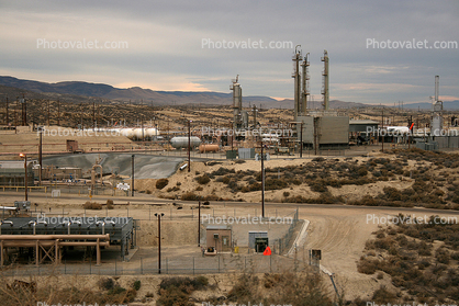 Oil Fields near Taft, California