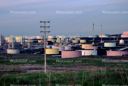 Oil Storage Tanks, Refinery