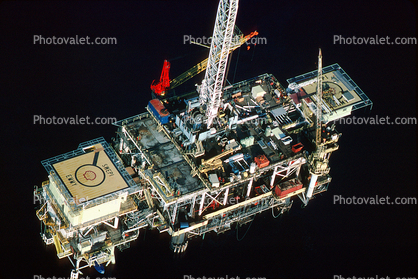 Shell Oil Drilling Rig, Huntington Beach, Oil Drilling Platform, Offshore