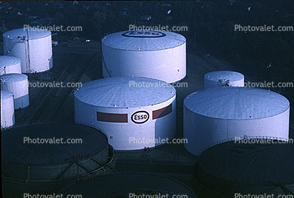 Oil Storage Tanks, Refinery, Berlin, Germany
