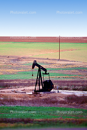 Pumpjack, also known as nodding donkey