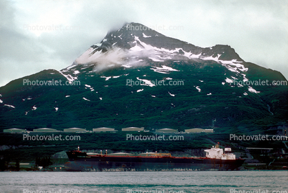 Storage Tanks, Valdez Marine Oil Terminal, Docks, Exxon Long Beach, IMO: 8414532, Crude Oil Tanker, Alaska Pipeline Terminus, Loading Dock, Valdez, Harbor 