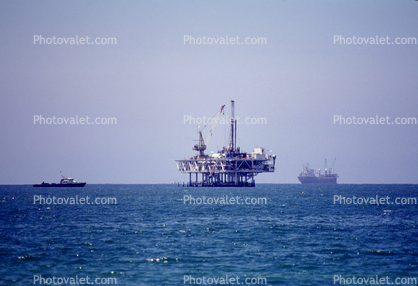 Oil Drilling Platform, Seal Beach, Offshore Rig