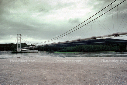 Tanana River Pipeline Suspension Bridge, Delta Pipeline Suspension Bridge, Alyeska Pipeline Mile 275.4