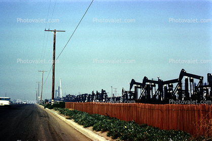 Pumpjack, also known as nodding donkeys, pumping units