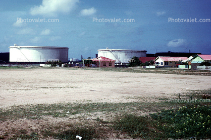 Oil Storage Tanks, Lago Refinery, Aruba