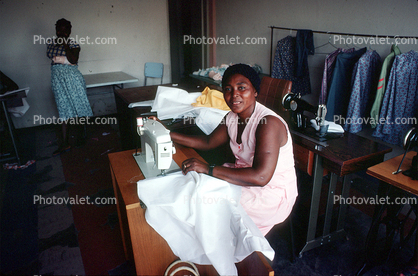 Woman female, Sewing Machines