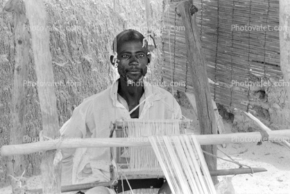 Man Weaving
