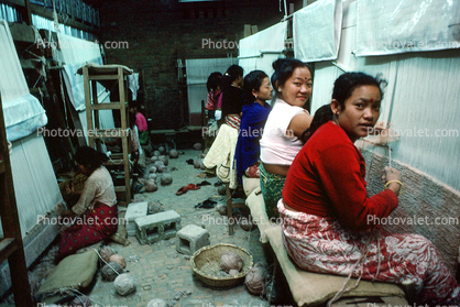 Woman Weaving, Weaver, female