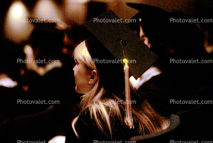 Woman, cap, tassel, Graduation at UCB, University of California, Berkeley