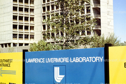 Lawrence Livermore Laboratory, building, sign