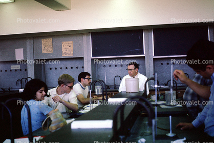 Lab, classroom, women, men, students, laboratory, 1950s
