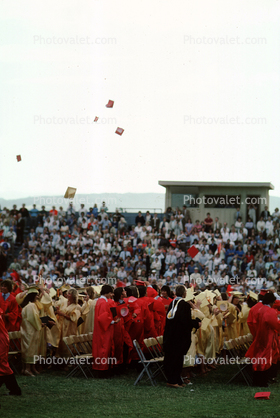 Cupertino High School, Graduation Day, Cap and Gown, June 1981