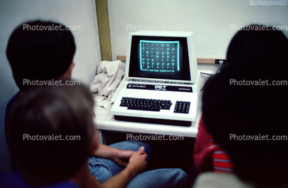 Commodore PET Computer, screen, monitor, 1984