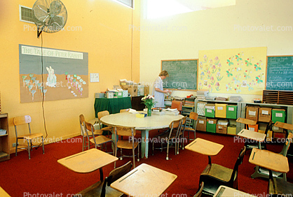 Empty Classroom, teacher