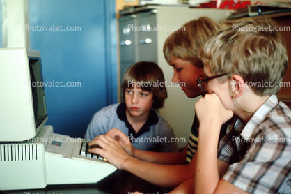 Boys at Computer, June 1984
