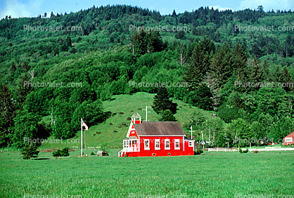 schoolhouse, north of Eureka