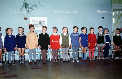Russian kids in School, Moscow, Russia, 1969, 1960s