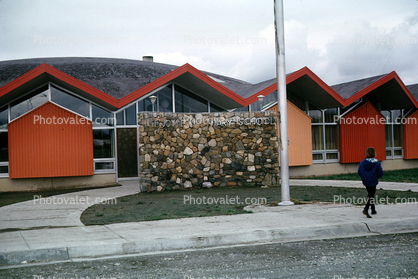 LF Joy Elementary School, unique building, Fairbanks, Alaska