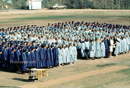 Graduation, Paul Revere Junior High School, 1960s