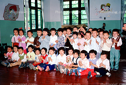 Classroom, China, 1974, 1970s