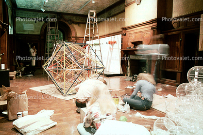 preparing displays for Cooper Hewitt Museum Exhibit, Manhattan