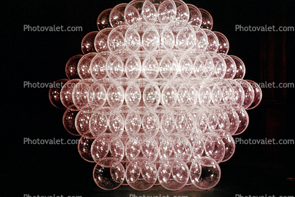 Vector Equilibrium, Plexiglass Balls, Display for Cooper Hewitt Museum Exhibit, Manhattan, Polyhedra