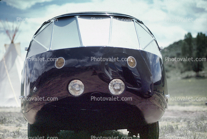 Dymaxion Car, Tear Drop Shape, Streamlined, Aspen, Colorado, Windstar Event