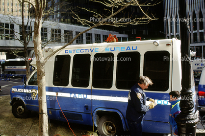 Emergency Vehicle, Detective Bureau, 1993 World Trade Center bombing, February 26, 1993