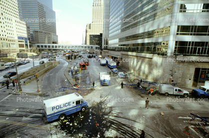 Police Van, Emergency Vehicles, 1993 World Trade Center bombing, February 26, 1993