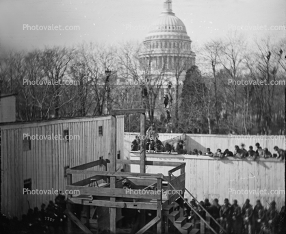 Civil War Execution, gallows