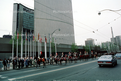 Parade, Toronto City Hall, Horses