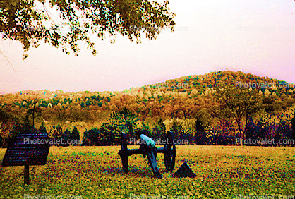 Cannon, Artillery, gun, autumn