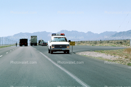 Border Patrol, White Sands Missile Range, New Mexico