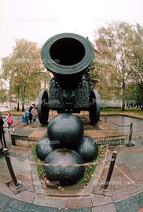 Tsar Canon, Cannonball, huge, big, Artillery, gun