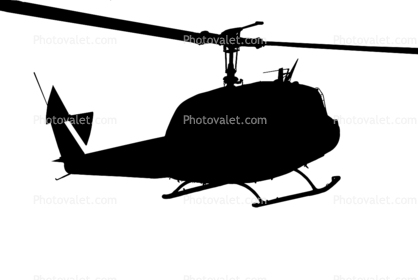 Bell UH-1 silhouette