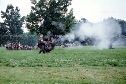 smoke, soldier, Rifle, infantry, battle, Civil War