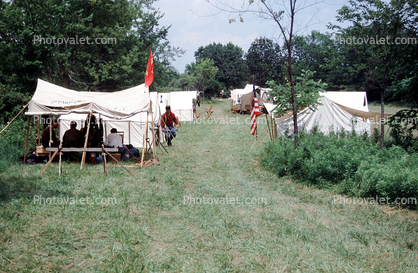Civil War Tents, Encampment