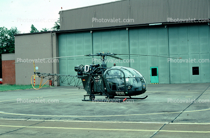 76+18, Aerospatiale Alouette II, Helicopter, VTOL, German Army