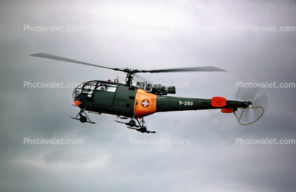 V-280, Swiss Army, F+W Emmen SA316B Alouette III , Helicopter, VTOL
