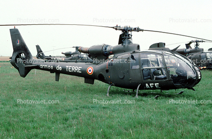 AFE, French Army, Aerospatiale Gazelle, Helicopter, VTOL