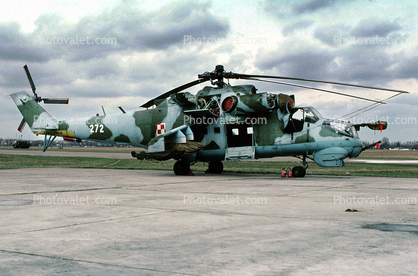 272, Mil Mi-24 Hind, Russian Helicopter, Polish Army, Poland