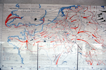 Normandy Beach, D-Day, Invasion Map