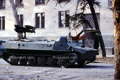 Tracked Vehicle, Civil War, Tblisi, Republic of Georgia