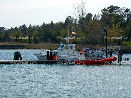 Coast Guard Cutter, 41489, Docks, Door County, Wisconsin, USCG